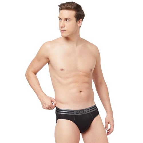 Image of Zoiro Men's Aniti Odor and Dry Patch Brief Pack of 2
