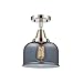 Innovations 447-1C-PN-G73 One Light Flush Mount from Franklin Restoration Collection