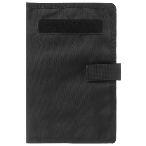 Custodia protettiva tattica per quaderni per esterni in tessuto Oxford custodia Colore: nero.