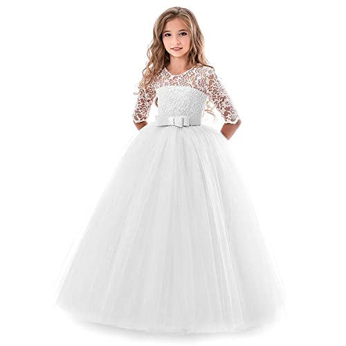TTYAOVO Girls Embroidery Prom Gowns Luxury Wedding Birthday Party Princess Long Dress