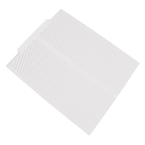Estera de silicona para secar platos que evita charcos con su sistema de secado rápido 3