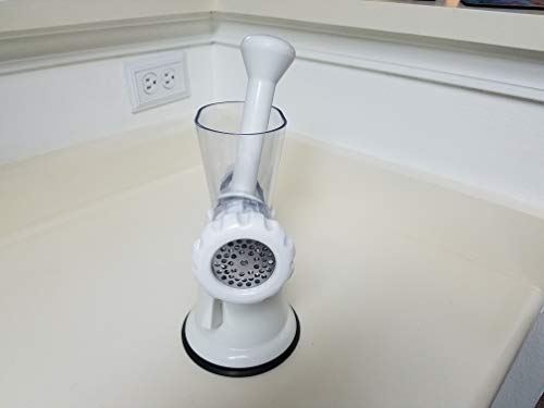 Gideon Hand Crank Manual Meat Grinder Heavy Duty Stainless Steel Blades With Powerful Suction Base Effortlessly Grind Meat, Vegetables, Garlic, Fruits, Etc. #TOP1