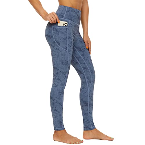 ccko High Waisted Leggings for Women with Pockets, Womens Yoga