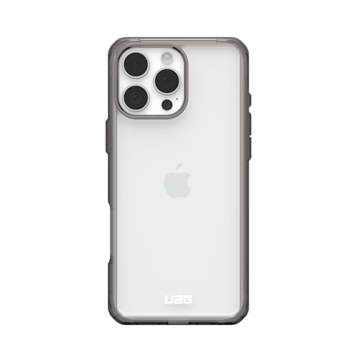 Image of Urban Armor Gear UAG Plyo Rugged Lightweight Slim Shockproof Clear Protective Cover Compatible with iPhone 16 Pro Max (6.9-Inch) (2024) - Ash