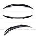WheelX Rear Spoiler Compatible with 2013-2016 Audi A4, PSM Style High Kick Fit for B8.5, Exterior Duckbill Spoiler Trunk Tail Deck Lid Wing Lip (Carbon Fiber Pattern)