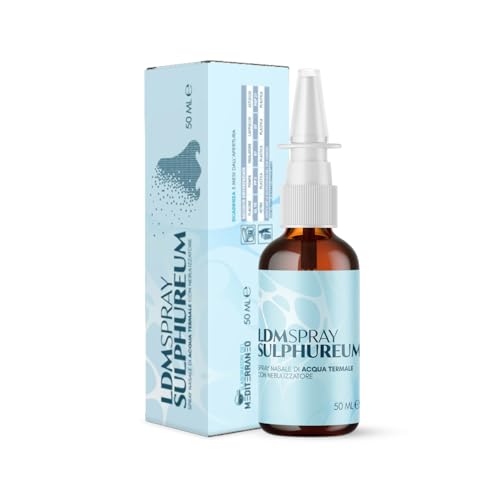LDM Sulphureum Spray 100ml - Acqua Termale per Pulizia Naso