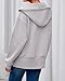 BTFBM Hoodies for Women Zip Up jacket Drawstring Spring Fashion 2026 Trendy Long Sleeve Sweatshirt Clothing Outfits(Grey, Large)