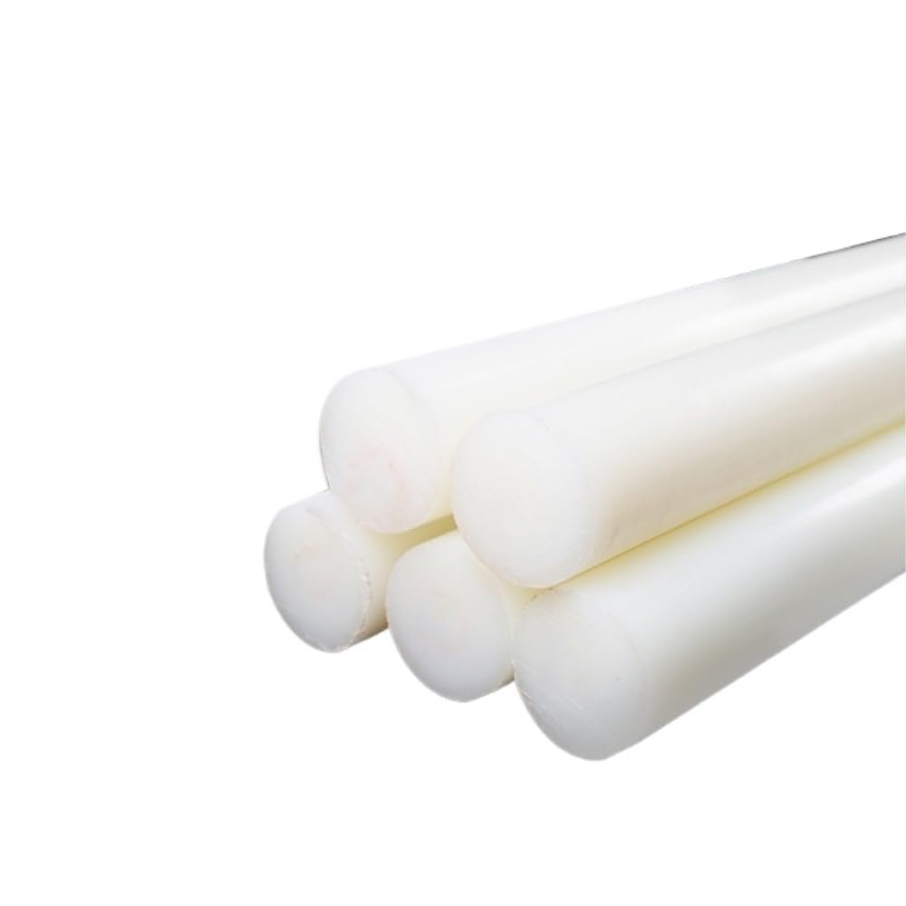 LKLNCXC Plastic rod 5pcs Milky White Acrylic Round Rod, Dia 3mm to 30mm Rods, Lucite Bar For Plants Holder Flagpole DIY(15MM*150MM)