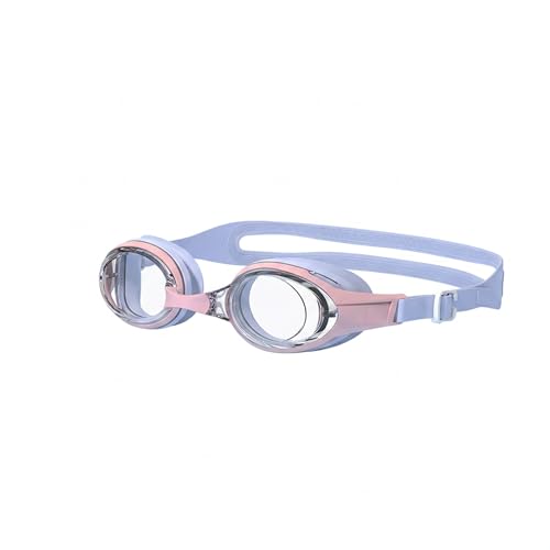 Image of BURNLAB Swimming Goggles for Everyday Pool Use, Clear Vision Lens, Easy Adjustable Strap, Unisex Adult (Pink and Blue)