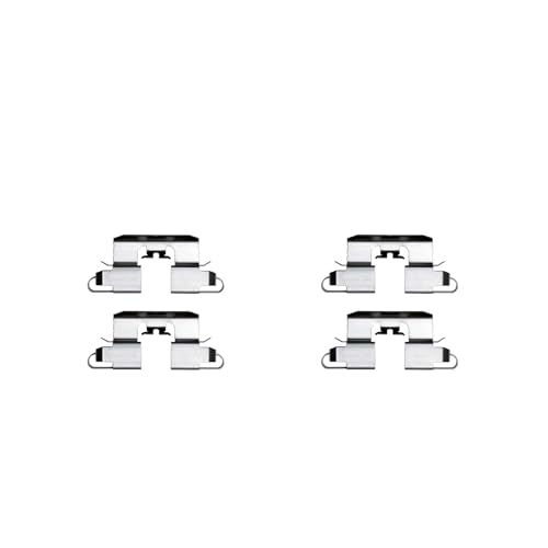 Image of Detroit Axle - Rear Brake Pads for 2006-2012 Ford Fusion 2006-2013 Mazda 6 2007-2012 Lincoln MKZ 2006 Zephyr 2006-2011 Mercury Milan, Ceramic Brake Pads with Hardware Replacement