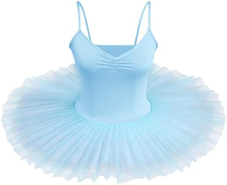 IBAKOM Ballet Leotard for Women Platter Tutu Swan Lake Ballerina ...