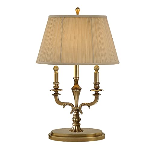 Lámpara de mesa Lámpara de mesita de noche de dormitorio Retro de estilo europeo, lámpara de mesita de noche de lujo moderna, lámpara de mesa decorativa for estudio de sala de estar en casa Lámpara No