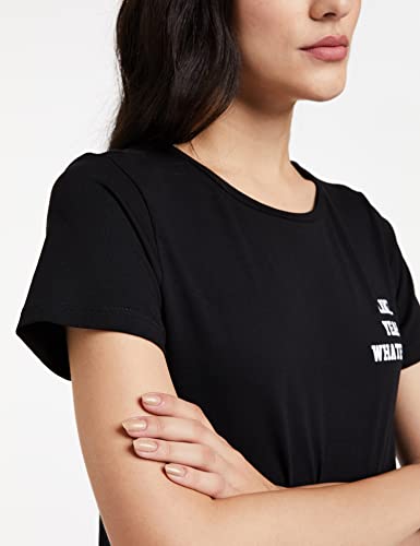 Image of Amazon Brand - INKAST Women's Cotton Half Sleeve Round Neck Regular Fit T-Shirt (Pack of 2)