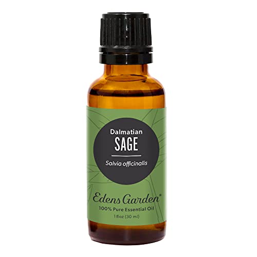 Edens Garden Sage- Dalmation Essential Oil, 100% Pure Therapeutic Grade (Undiluted Natural/Homeopathic Aromatherapy Scented Essential Oil Singles) 30 ml