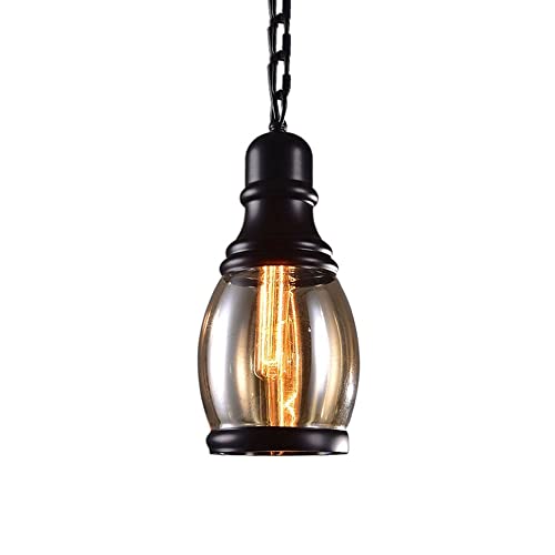 Suspension LED industrielle plafonnier moderne en fer lustre salon salle à manger