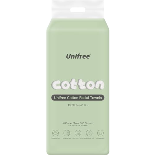 Unifree-Facial-Tissues-I-Dry-Wipes-I-Makeup-Remover-8-pack-Value-Pack-800-Count