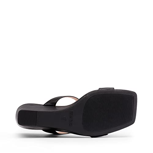 Image of DREAM PAIRS Womens Slides Slip On Wedge Sandals