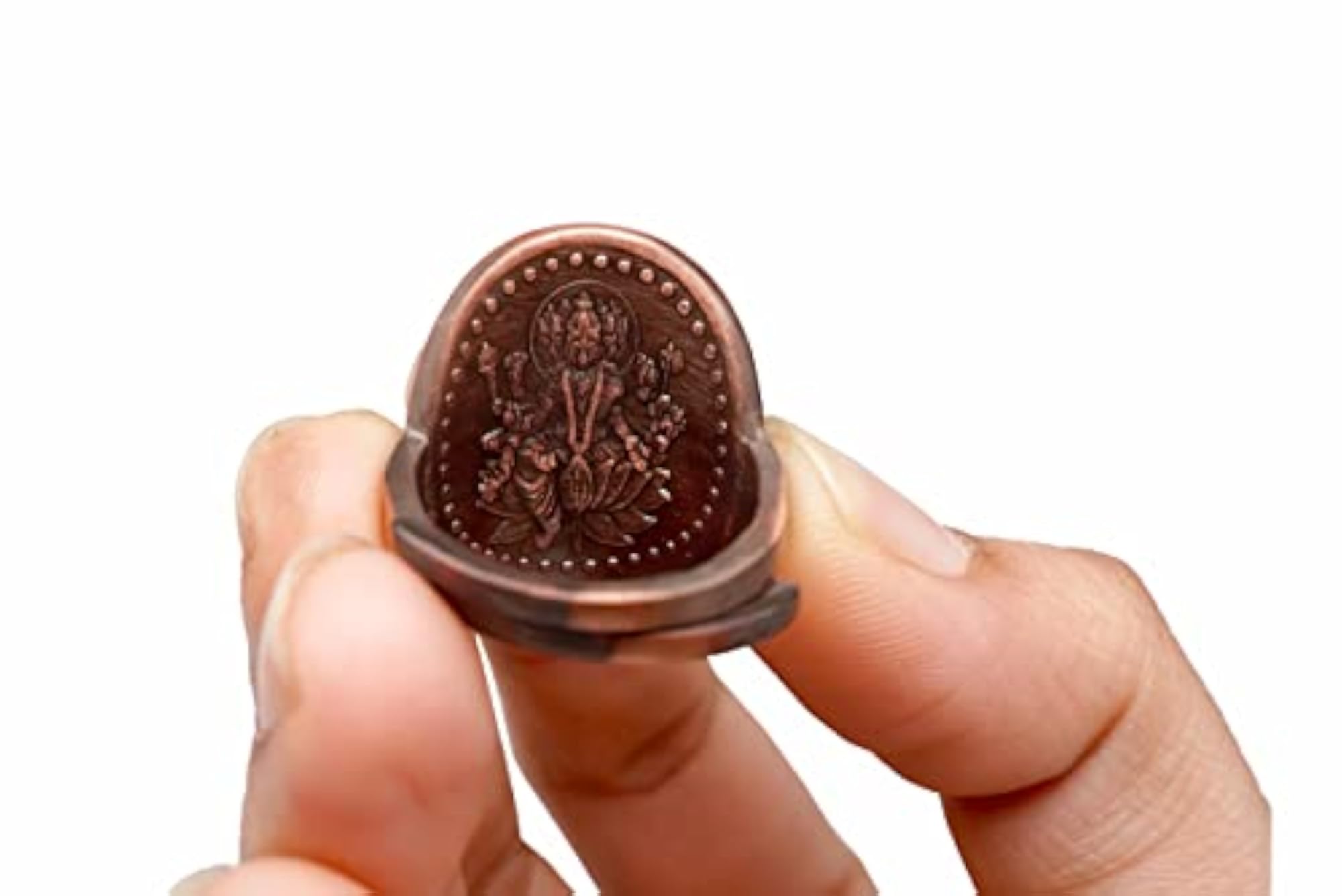 Shree Gayatri Yantra Antique Finish Ring