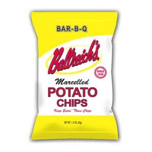 Ballreich Snack Food Company Marcelled Potato Chips (Bar-B-Q), 1.5oz (Pack of 24)