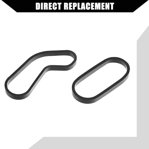Image of No.11428643747 Oil Cooler Gasket for Mini Cooper 2007-2013 / Inner Engine Oil Filter Adapter Gasket /Durable Rubber / 1Set Black