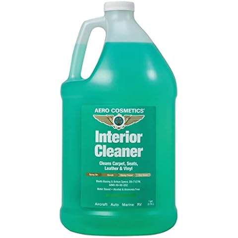 Interior Cleaner, Carpet Cleaner, Seat Cleaner, Fabric Cleaner 1 Gallon. Aircraft Quality for your Car Boat RV Meets Boeing and Airbus Specs Cover