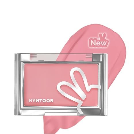HYNTOOR 2-in-1 Cream Blush and Concealer, Long-Wearing Moisturizing Formula with High Coverage, Skin-Like Finish (NU20, 3G) (Micro PK01)