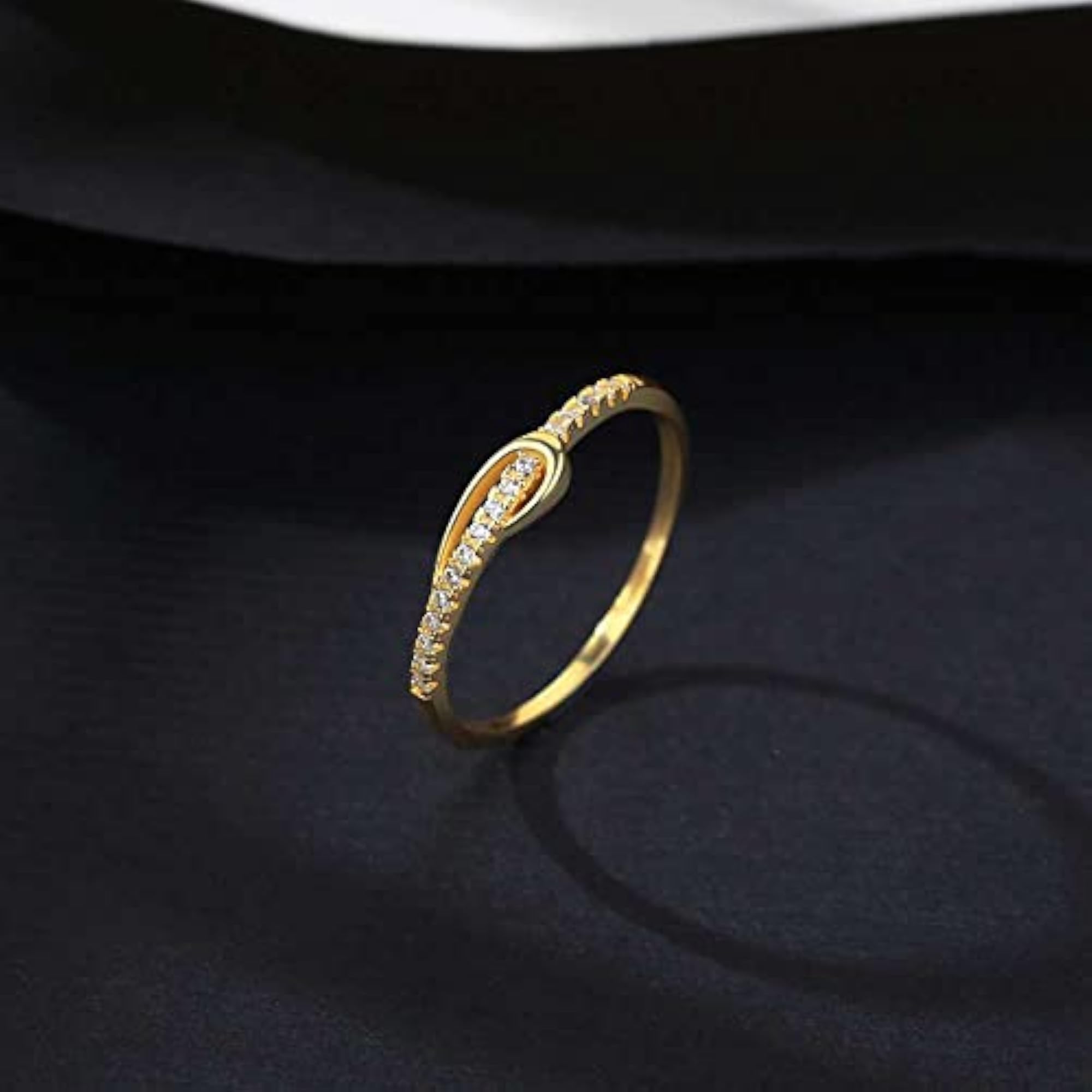 Women's Sterling Silver Eternity Ring with Cubic Zirconia