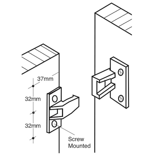 Miniatura 4 de Hafele Keku Push-On Accesorios Sistema Tornillos.