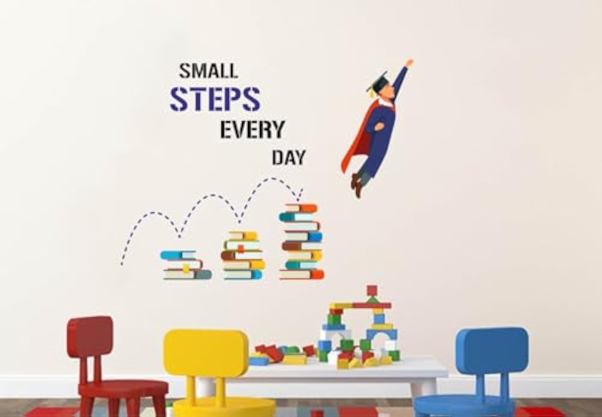 Small Steps Everyday Knowledge Graduation Wall Stickers