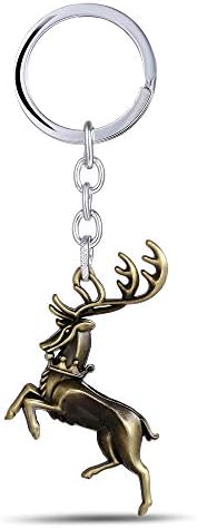 Metal Keychain Game of Thrones - House Stark Sigil - Metal Key Ring Pendant - Perfect Gift for Boy Girl Man Woman Friends (Baratheon)