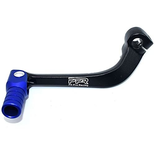 Image of Gear Shift Lever, Alloy Aluminium Gear Shifter Lever Fits for Motorcycle BSE CRF 110 TTR 125 Motorcycle 50cc 110cc 250cc Dirt Pit Bike(Black&Blue)