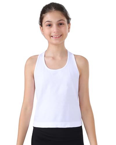 Attifall Grils regata canelada costas nadador sem costura crop top para meninas adolescentes atlétic