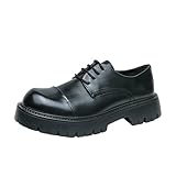 【Doublure respirante et conception axée sur le confort】 : À l'intérieur, une doublure douce et respirante favorise la circulation de l'air et garde vos pieds au sec et confortables. Associée à la tige en cuir naturel, elle crée un microenvironnement aéré, idéal for la mi-saison automnale.