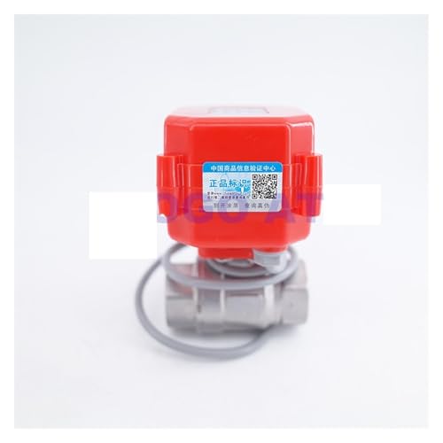 Vanne à bille motorisée DN20 en acier inoxydable 304 DC24V pour régulation d'eau