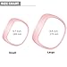 iBREK for Garmin Vivofit jr/jr 2/3 Bands, Silicon Stretchy Replacement Watch Bands for Kids Boys Girls Small Large(No Tracker)-Small,Phosphorescent Pink