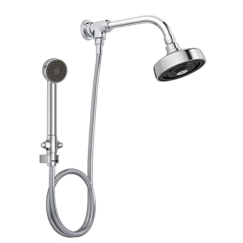 Kit de chuveiro com desviador e ducha manual Acqua Plus, Deca, Cromado, 1990.C.STD.KIT