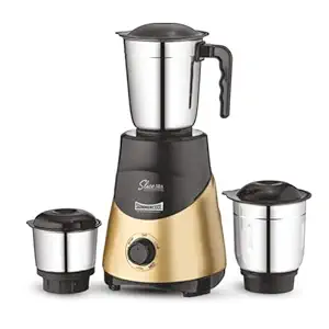 Summercool Slice Max 550 Watt Mixer Grinder with 3 Jars | long lasting shock proof ABS body | Heavy Duty Motor | Nano-grinding technology | 304 Grade Stainless Steel Blade