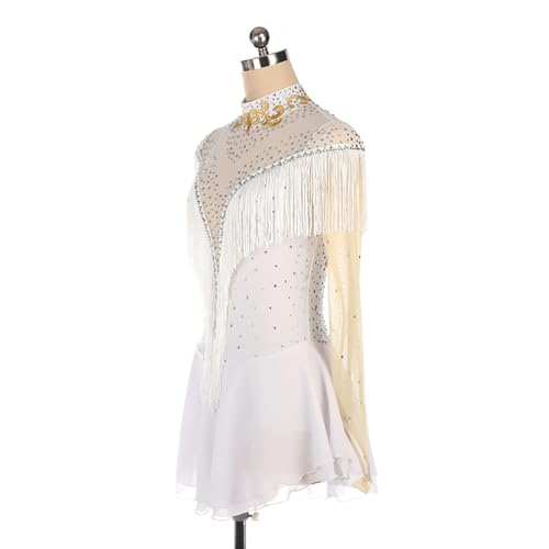 VVieer Collant de ginástica rítmica para competição profissional de patinação artística saia esporti