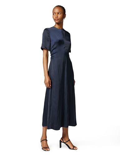 Robe midi Ted Baker froncée à la taille et manches courtes pour femme