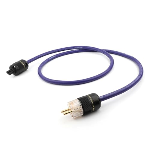 Image of XLO Reference 2 US /Power Cord Cable with Figure 8 IEC C7 Female Plug EU Supply line Electric Audio Extend Cable(EU Version,1m)