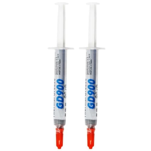 2PCS Thermal Paste for CPU CPU Paste Thermal High-Performance Thermal Plaster Heatsink Paste for IC/CPU/All Coolers Thermal Grease with High Thermal Conductivity Thermal Compound Paste Heatsink(3g)