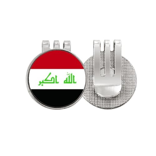 Marqueur de balle de golf drapeau national Asie, cadeau idéal
