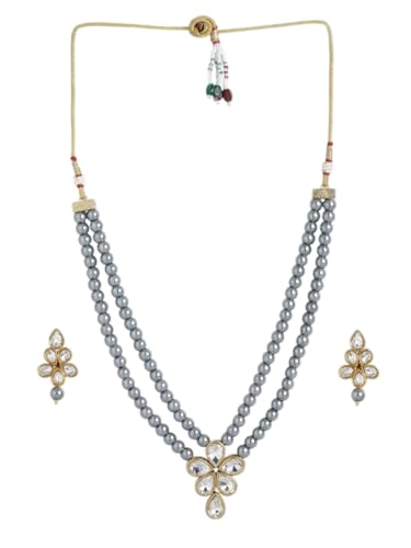 Juego de joyas en capas con cuentas artificiales collares chapados en oro DMZ-2660