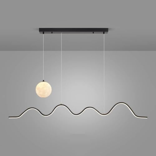 Linear chandelier LED suspendu pour illuminer vos dîners et sublimer votre salon