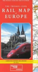 Paperback The Thomas Cook Rail Map of Europe (Cooks Rail) Book