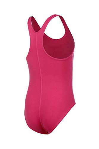 Speedo Acqua Basic Maillot, Meninas, Rosa (Shock), 16