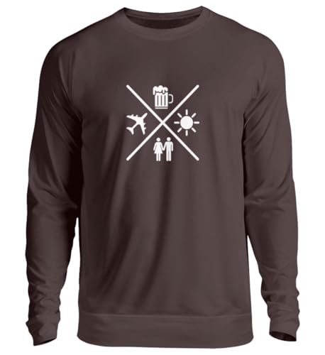 Pull Malle Hobbys Love Party Bière Soleil Aviateur avec motifs originaux