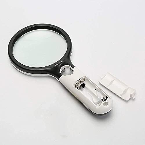 Loupe de lecture 20x avec lumières LED intégrées pour observation de précision - 7