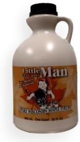Sponsored Ad - Little Man Syrup 100% Pure Wisconsin Maple Syrup Grade A Dark Robust Quart (32oz)