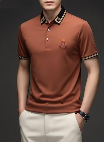 Image of Lymio Polo T Shirt for Men || T Shirt for Man || Collar T-Shirts Style Men (Packs Also Available) (109-112)
